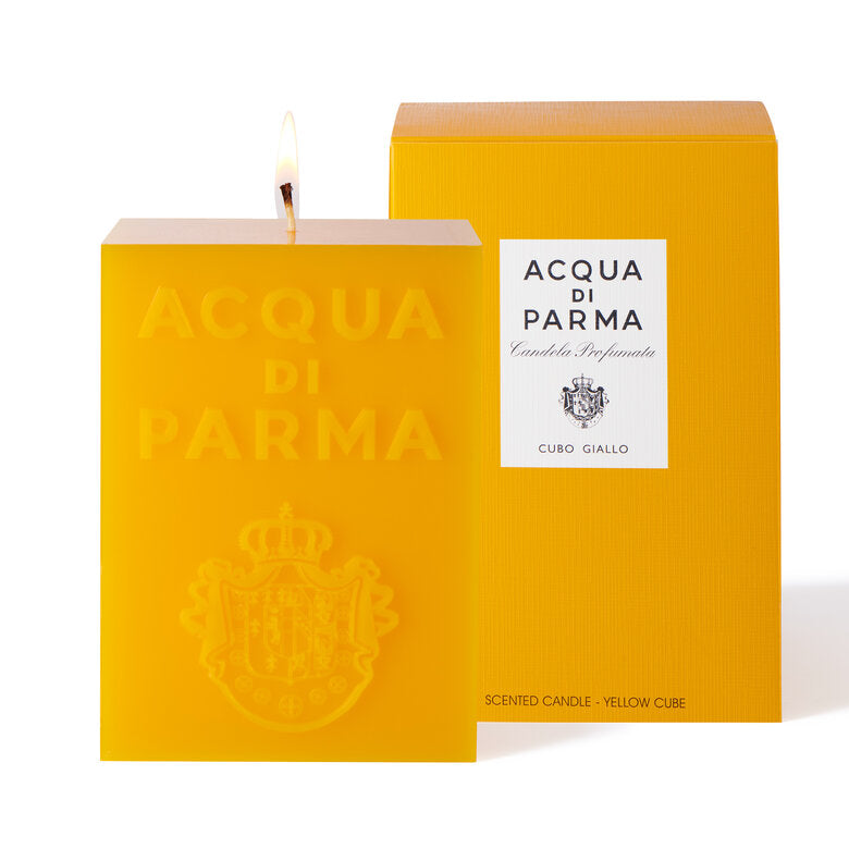 Yellow Cube Candela Profumata